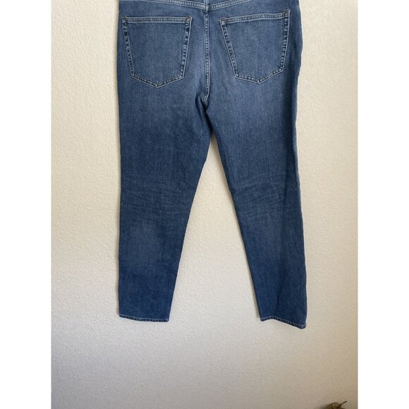 Everlane Jeans Men's 33x32 Blue Cotton Denim Relaxed Straight Fit Work Casual - Picture 6 of 10